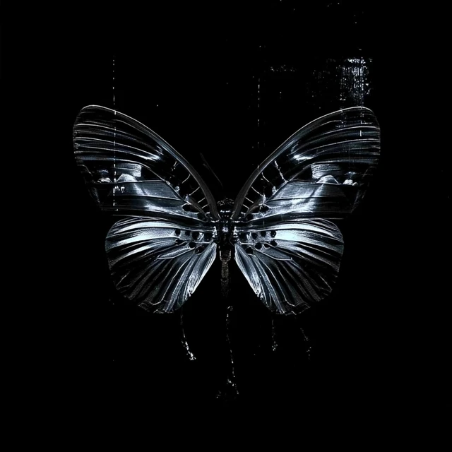 Mysterious Butterflies in Black and White