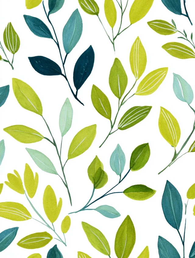 Leaf Pattern Illustration William Morris Tracie Grimwood