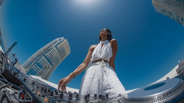 Middle Eastern DJ at Etihad Towers Abu Dhabi