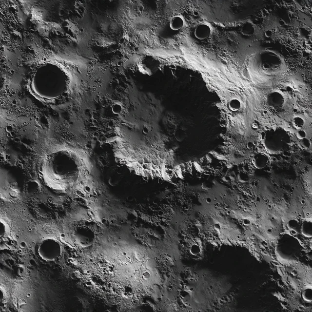 Moon Texture Seamless High Resolution 3D