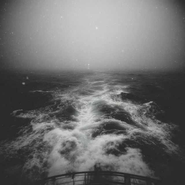 Ocean in Fog Hiroshi Sugimoto Style