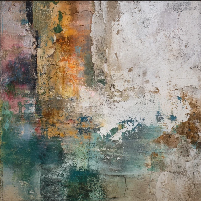 Wabi Sabi Abstract Painting Modern Art Decor