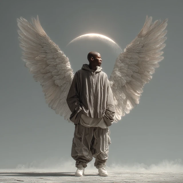 Mystic Angel Portrait Modern Super Realism