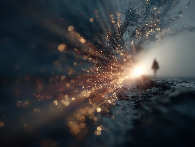 Candle in a Glass Jar Cinematic Photography