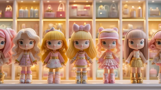 Bratz-Style Dolls: Dreamy Boutique Display