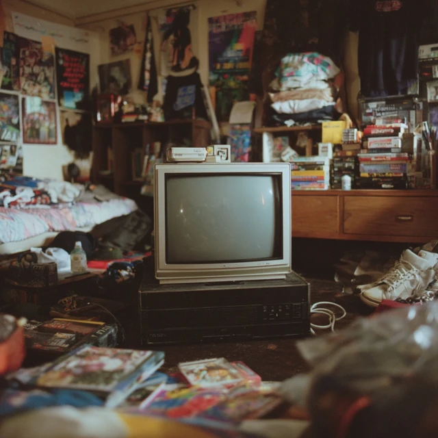1991 Hip Hop Bedroom with Vintage TV