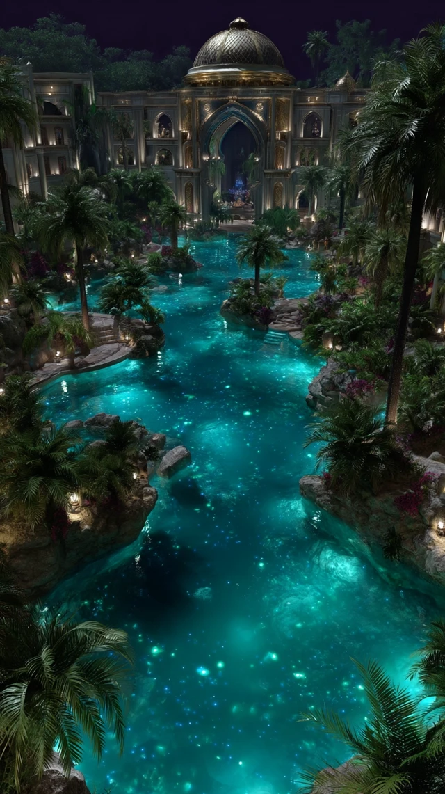 Desert Oasis Paradise Arabian Nights