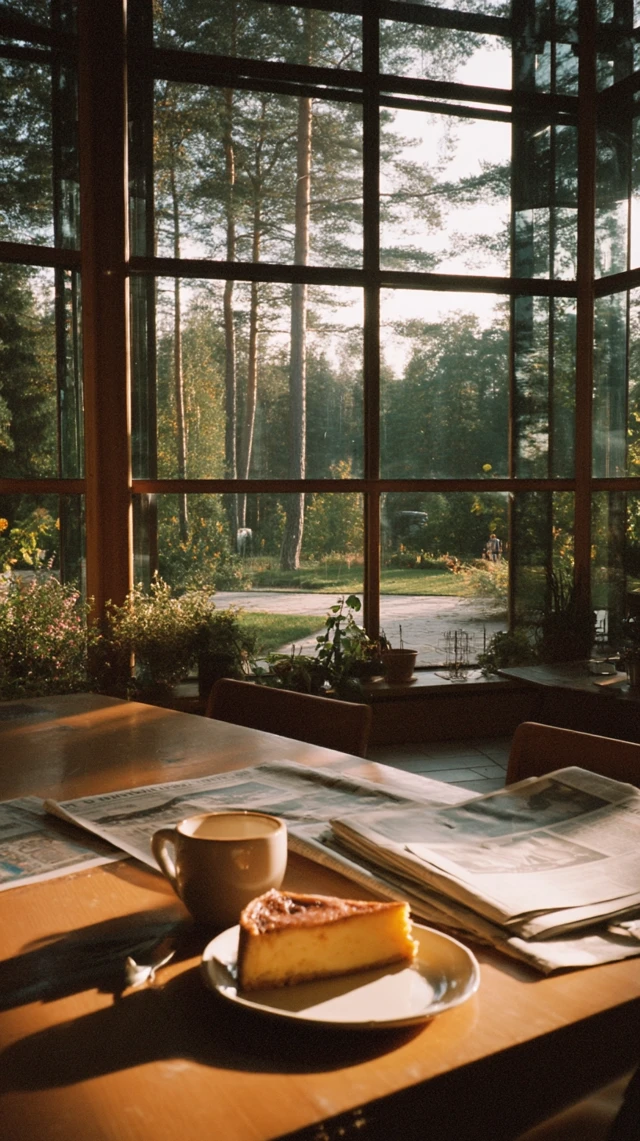 Breakfast in 1982 Lemon Tart Forest View