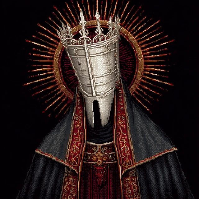 Pixel Art Penitent One Blasphemous Dark Souls
