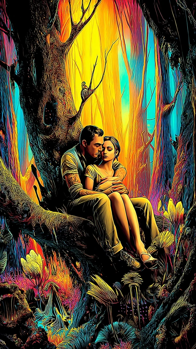 Surreal Art Dreamscape Inspired by Dali and Kush