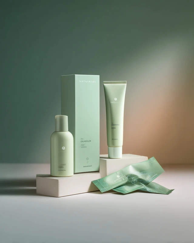 Naturalis Hair Color Product Photography Luxury Cosmetic Setup