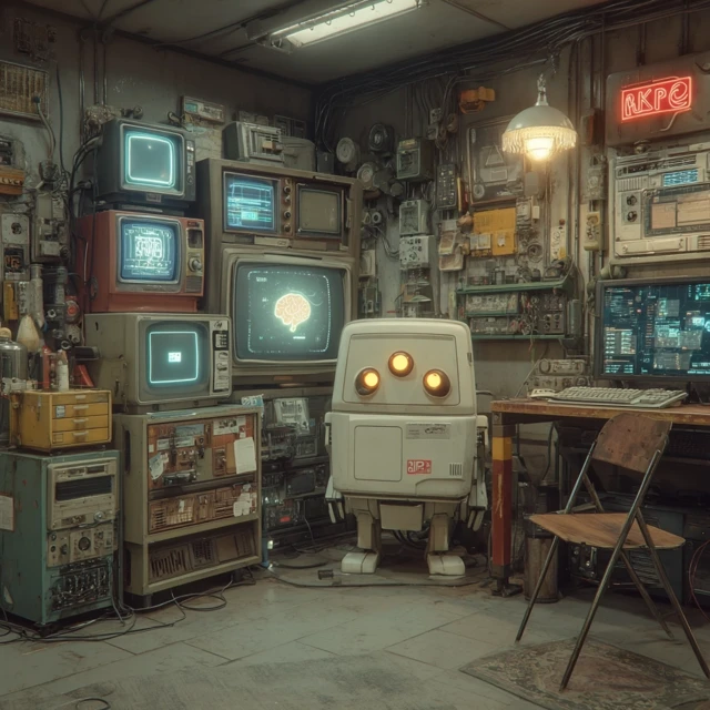 Retro Futuristic Control Room SciFi Design
