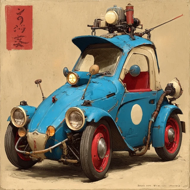 Steampunk Buggy Concept Art