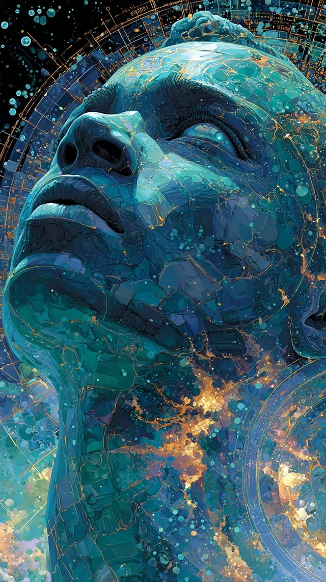 Manifesting Reality: A Metaphysical Art Piece