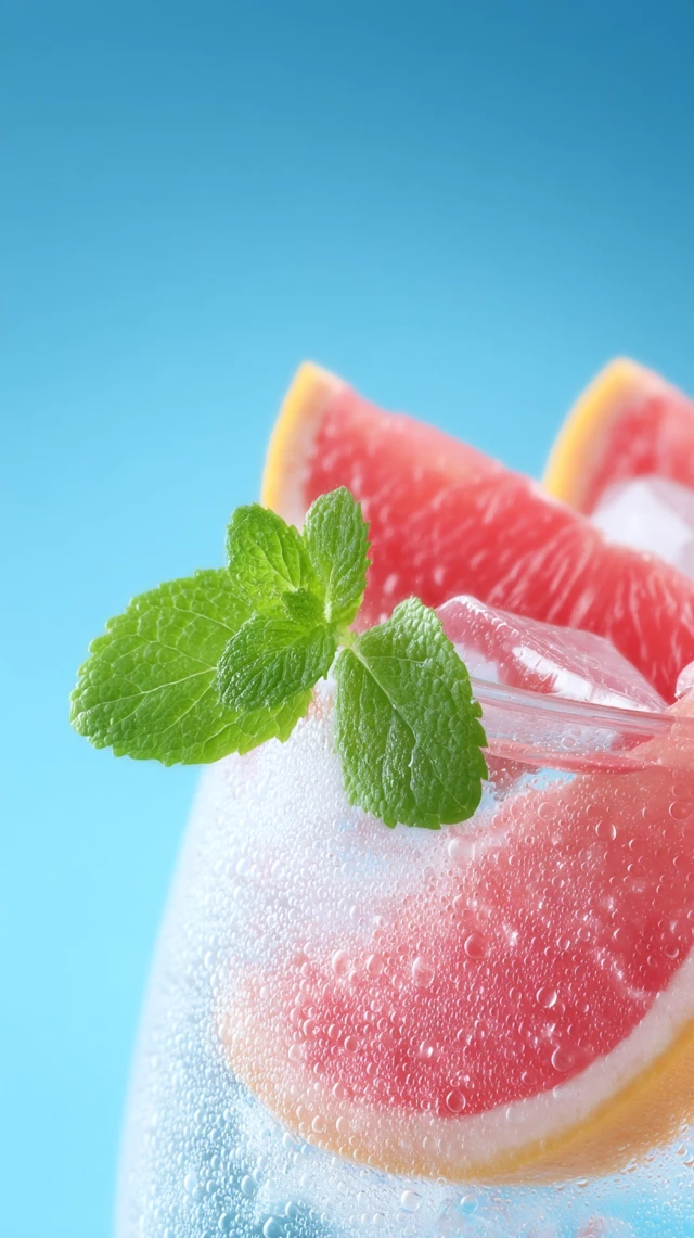 Refreshing Summer Drink with Citrus and Mint