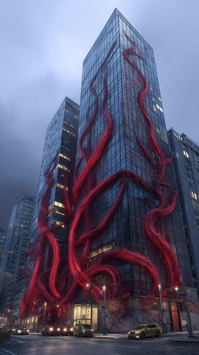 NYC Building Infested Horror Fantasy