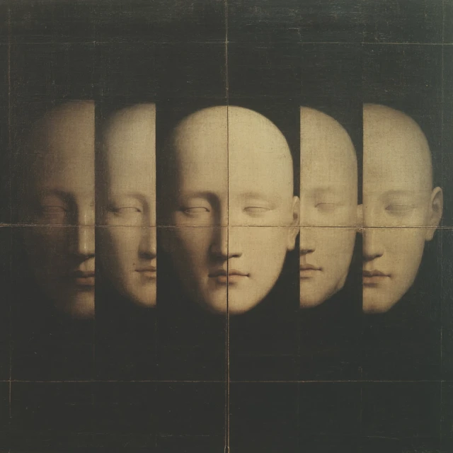 Hyperrealistic Portrait Painting of Four Faces