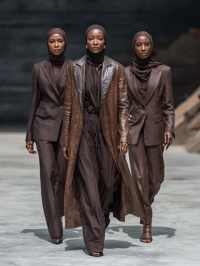 Powerful Muslim Women in Saint Laurent Inspired Outfits