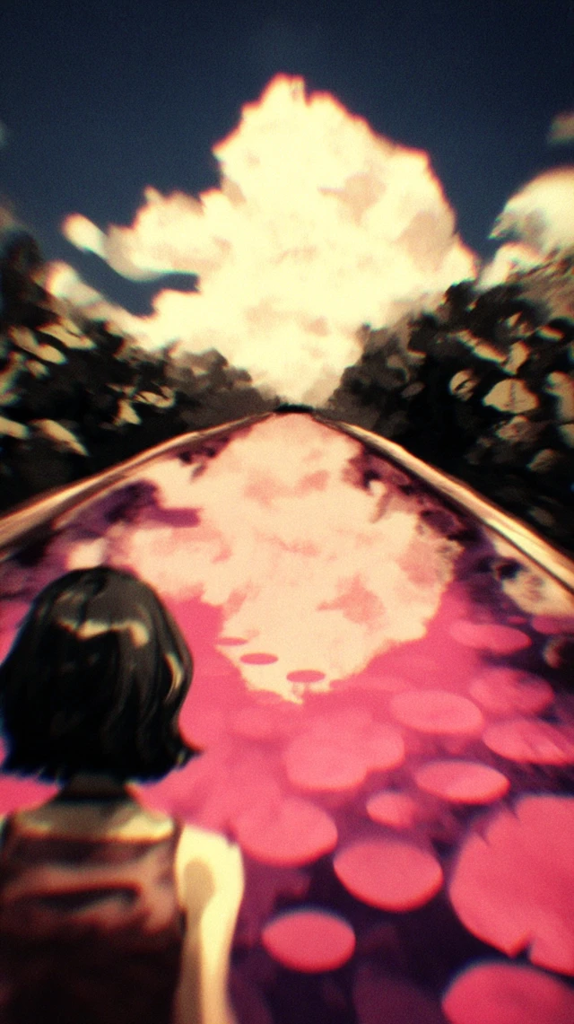 Anime Illustration Empty Reflection