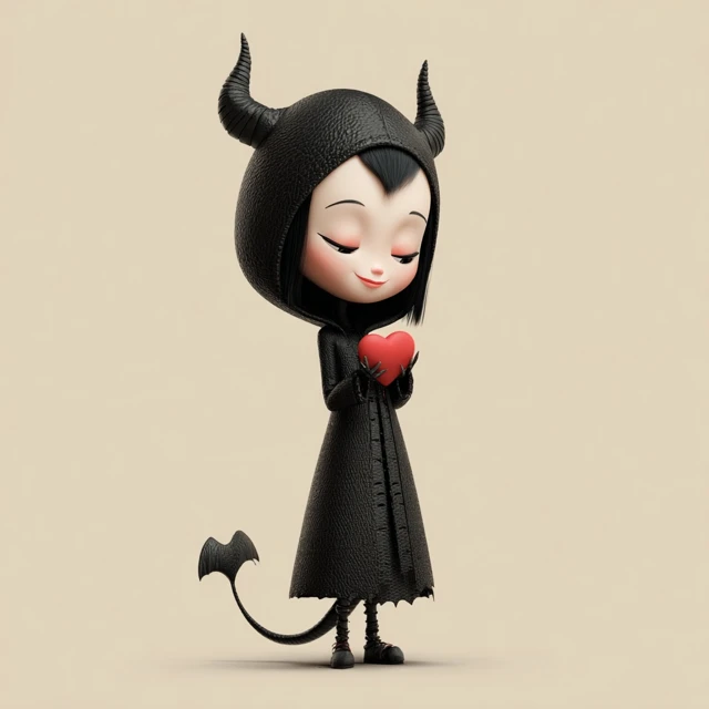 Cute Villainess Evil But Sweet Illustration