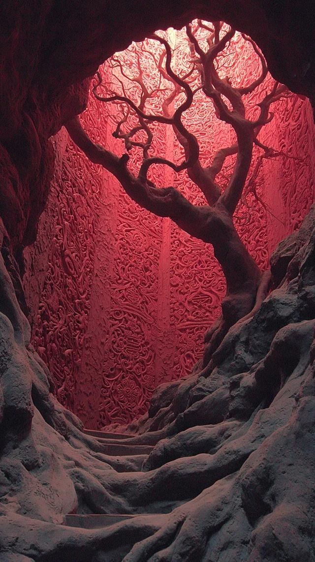 Demon Lair Inverted Roots Wangtian Tree Cinnabar