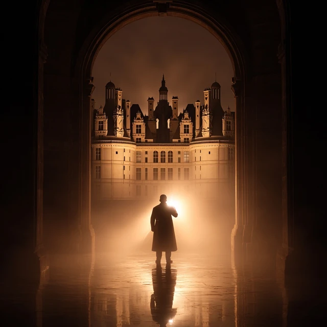 Mysterious Man in Chamber Fantasy Adventure