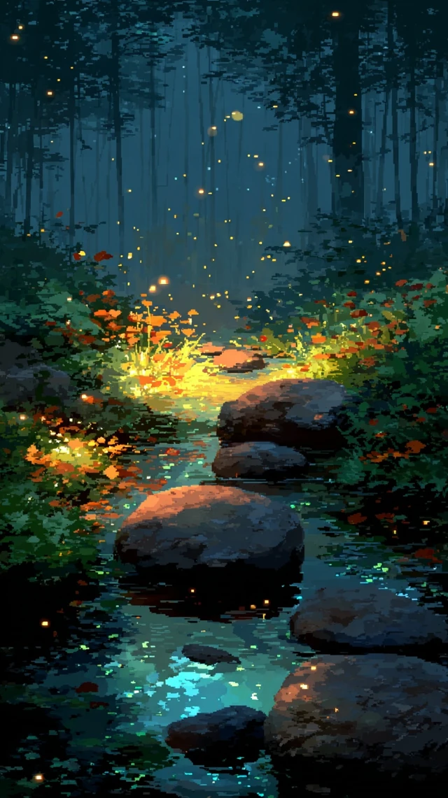 Ghibli Inspired Forest Path Anime Art