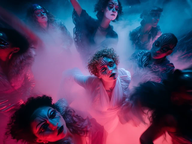 Dreamy Nightclub Party Animal Makeup