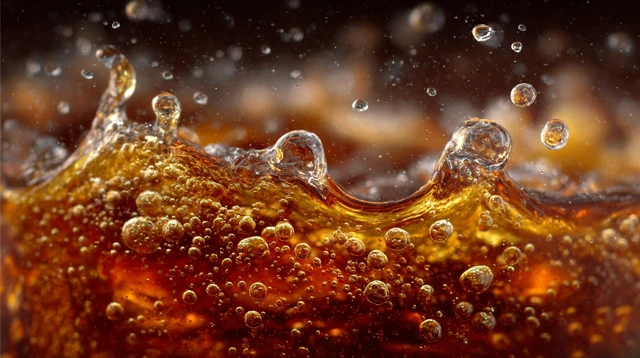 Cola Bubbles Macro Photography