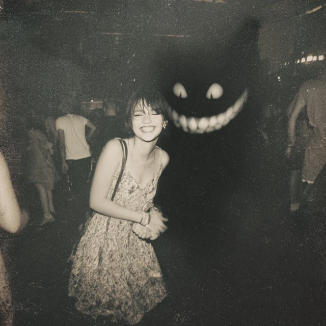 Rave Kitten and Shadow Demon Found Footage Photo