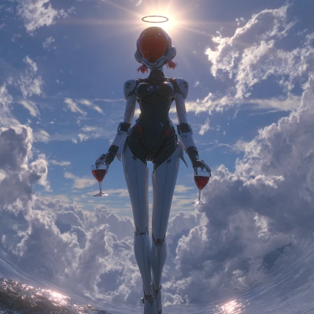 Anime Robot Angel at Heavens Door
