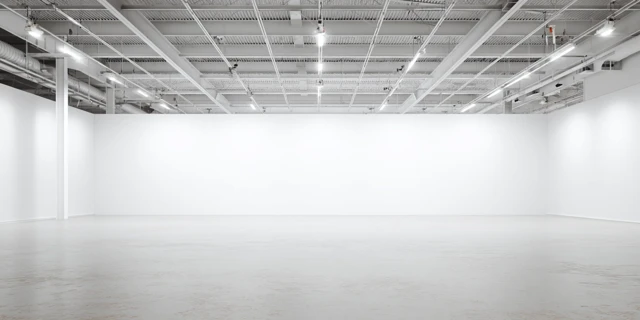 Event Space Blank Wall Mockup Professional Photography