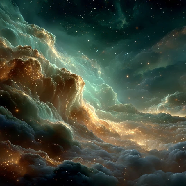 Cosmic Nebula Background Celestial Space Art