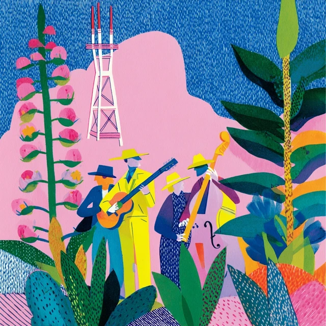 Bluegrass Band at Sutro Tower San Francisco Summer