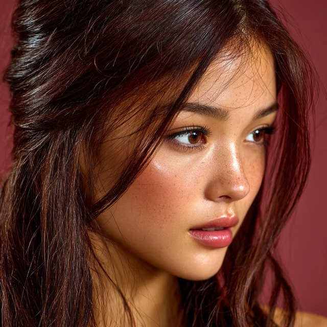 Chinese Model Portrait High Fashion Editorial