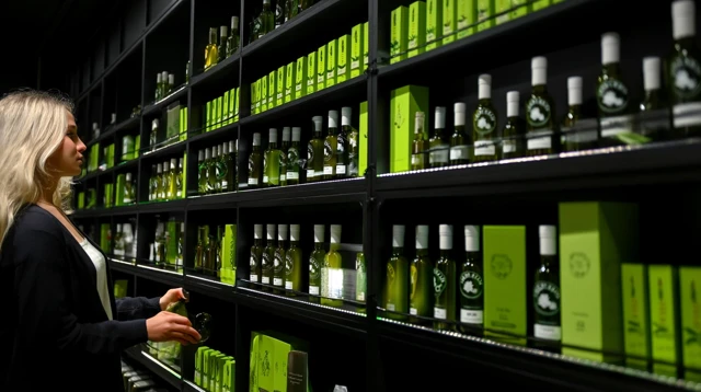 Premium Olive Oil Shop: Modern and Luxurious