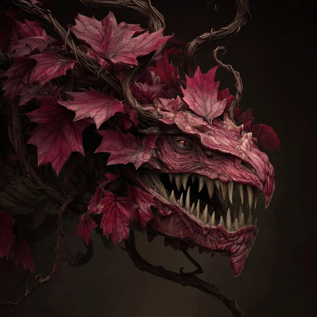 Creepy Vine Monster Dungeons and Dragons Art