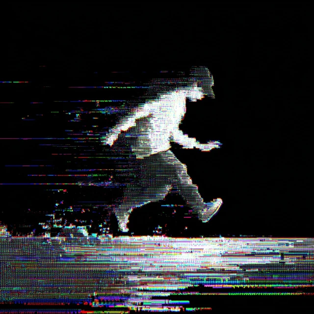 Pixelated Person Throwing Disappointment Out Window