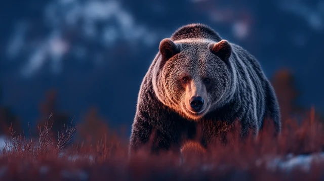 Majestic Grizzly Bear A Stunning Wildlife Portrait