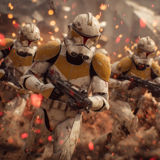 Clone Troopers Battle Star Wars
