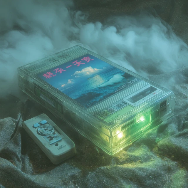 Vaporwave Japanese VHS Artwork Aesthetic