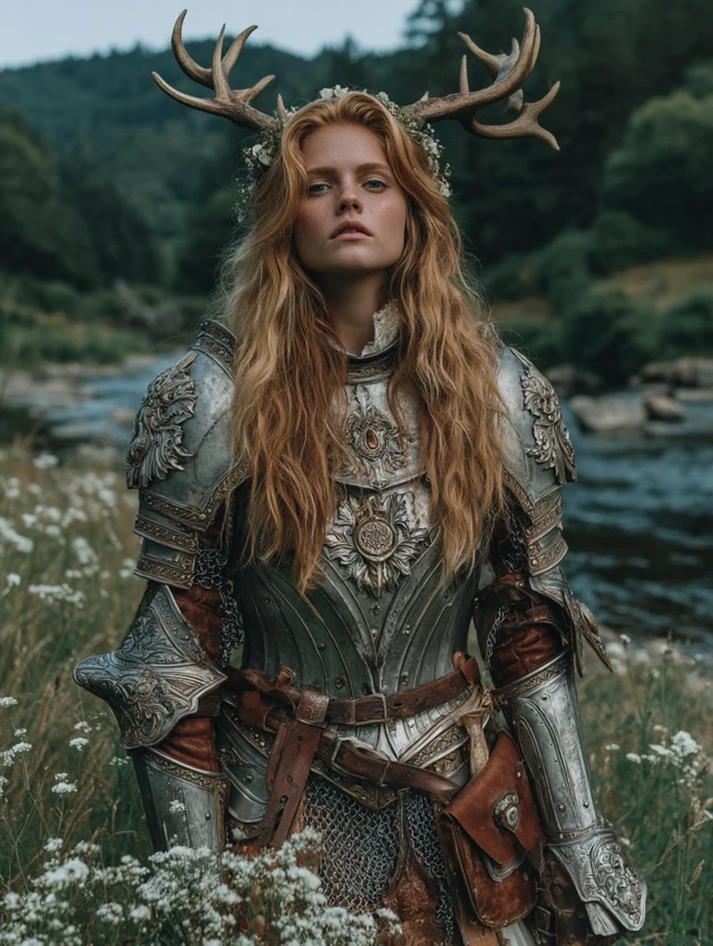 Medieval Woman Knight Fantasy Art