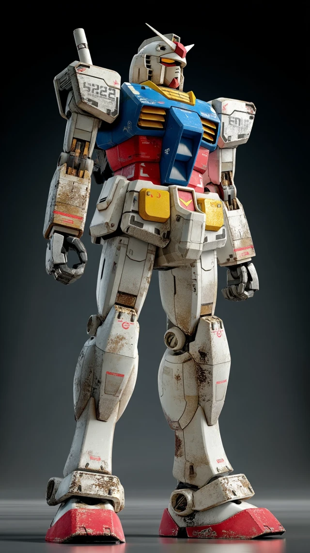 Photorealistic Gundam RX-78-2