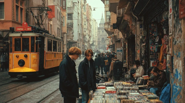 Istanbul Street Scene Early 2000s Nostalgia