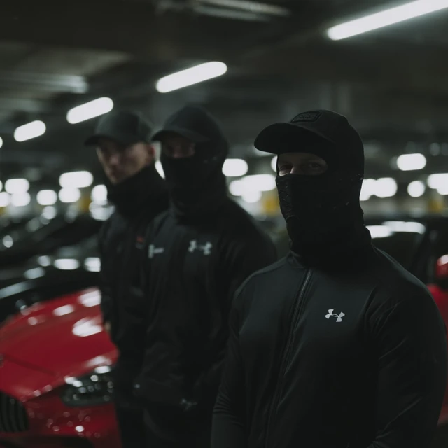 Under Armour Coldgear Drift Meet in Russian Garage