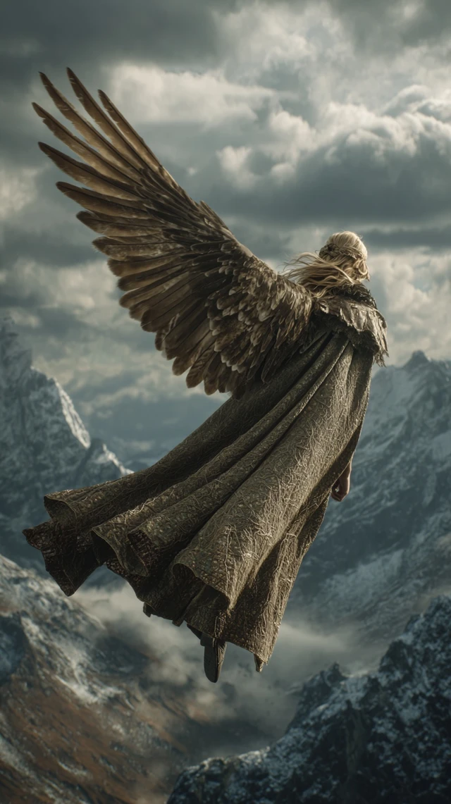 Freyja Soaring Goddess Norse Mythology