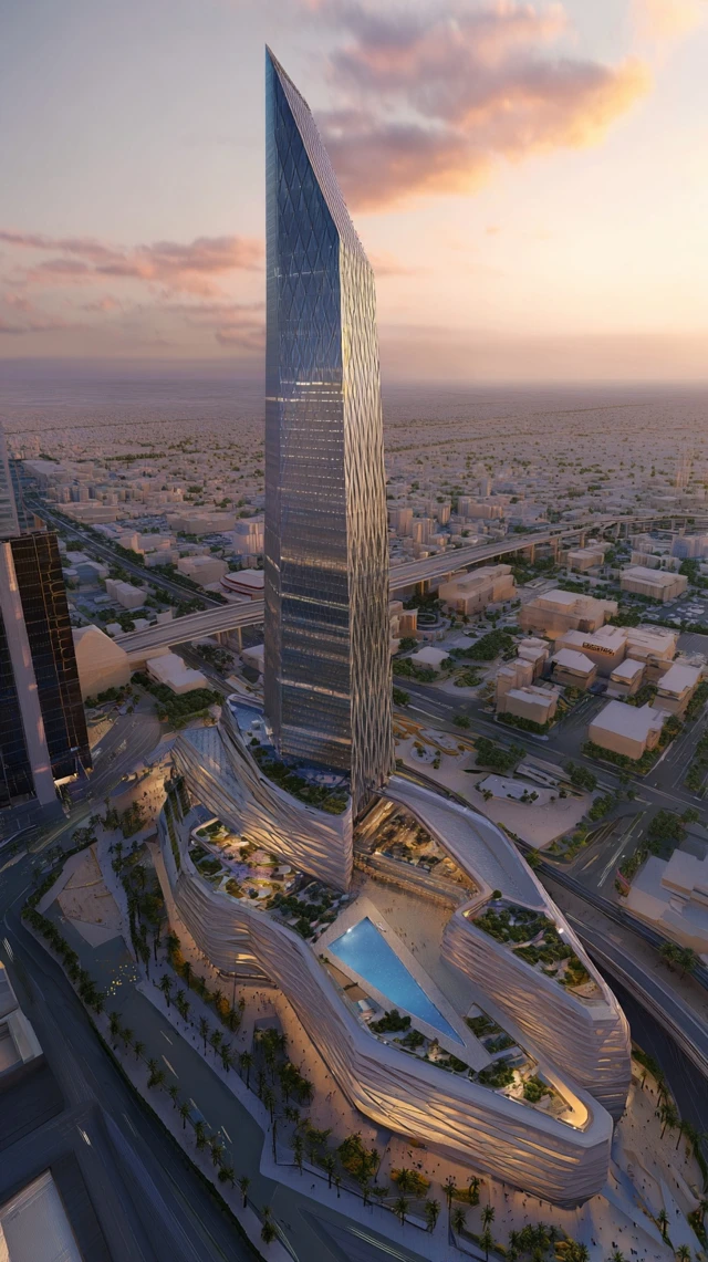 Ultra Modern Tower in Riyadh Architecture Design