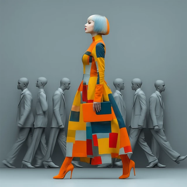Creative Designer Against Conformity Fashion Photo