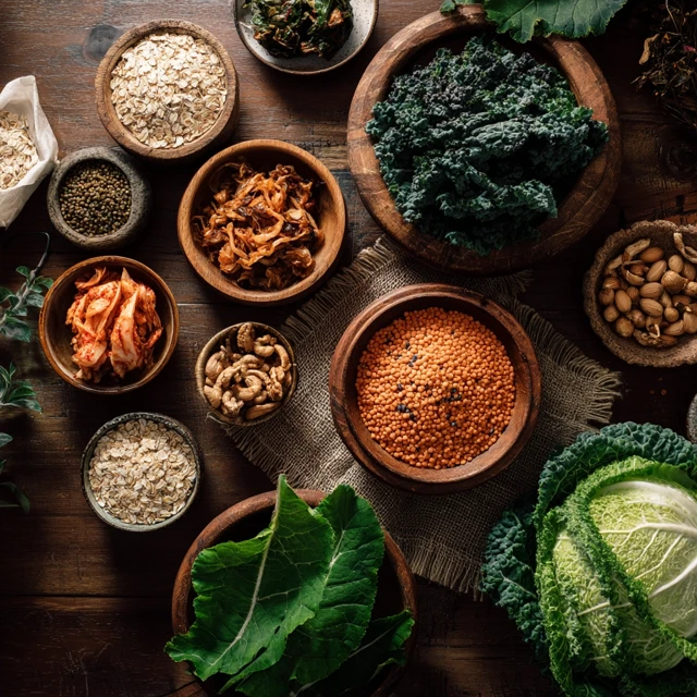 Vegan Food Arrangement Healthy and Delicious