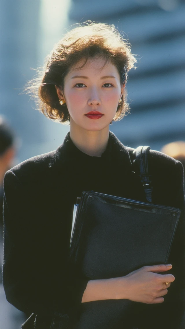 1980s Japanese Career Woman Portrait